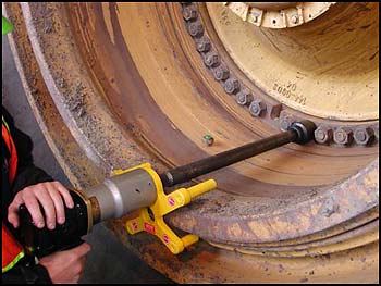 RAD tool on front wheel