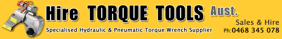 Hire Torque Tools Victoria - Hire & Sales high torque tools