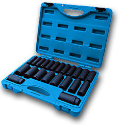 Impact Socket set deep metric